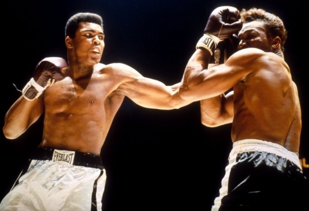 Muhammad Ali inflicting damage