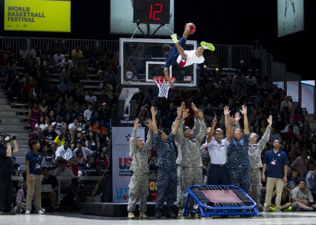 Hoops for Troops Dunk