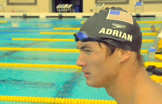 Olympic 100m swimmer Nathan Adrian. 