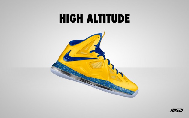 LeBron X Nike ID "High Altitude"