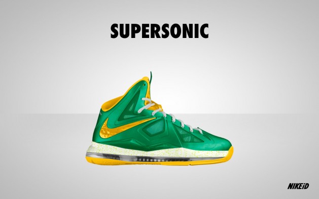 LeBron X Nike ID "Supersonic"
