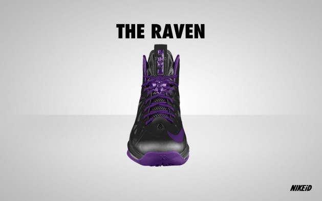 LeBron X Nike ID "The Raven"