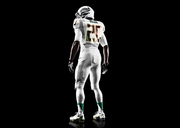 Oregon Ducks White Vapor Uniform