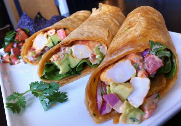 Shrimp and Avocado Wraps