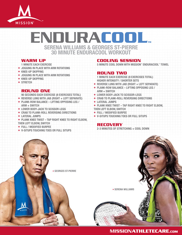 Georges St. Pierre and Serena Williams