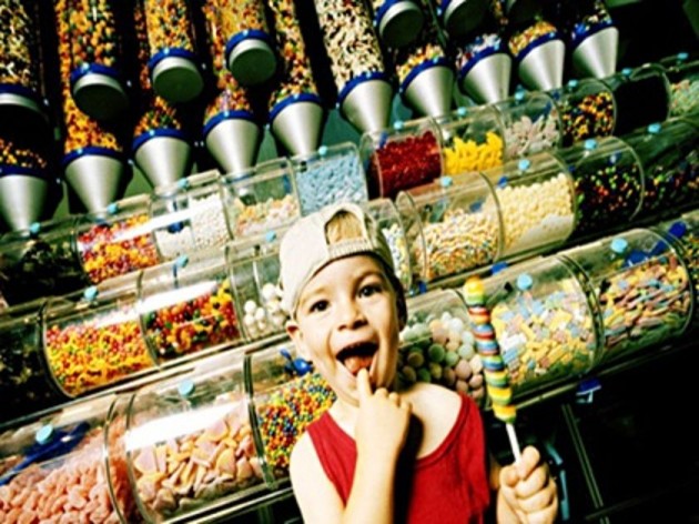 kid in a candy store 