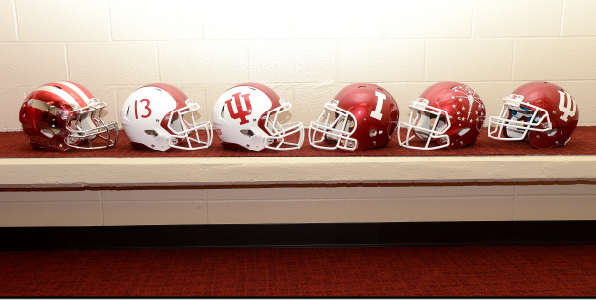 Indiana University new helmets