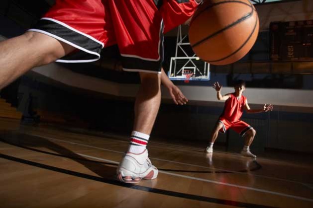 Basketball footwork