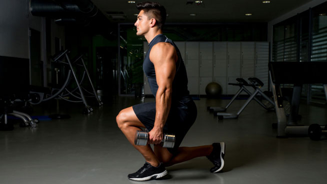 Static Lunge to Row 