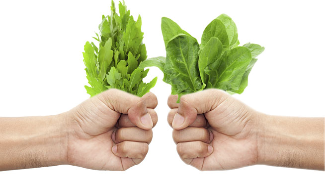 Salad greens ranked by health benefits