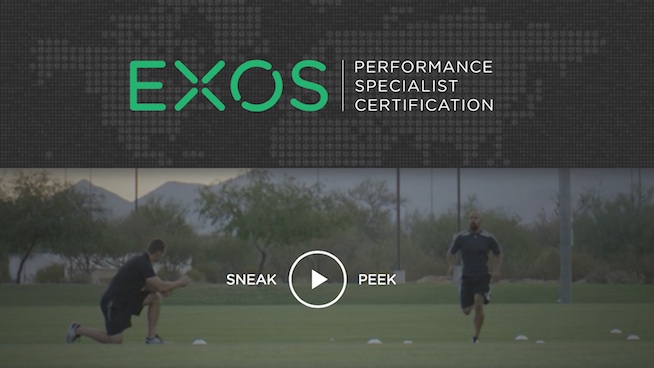 EXOS Announces Online Certification Program