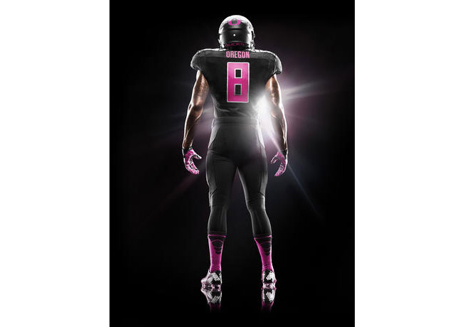 Oregon black and pink uniform 