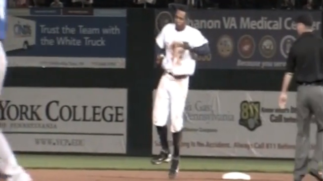WATCH: Outfielder Tears ACL During Home Run, Keeps Going
