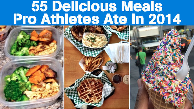 55 Delicious Meals Pro Athletes Ate in 2014