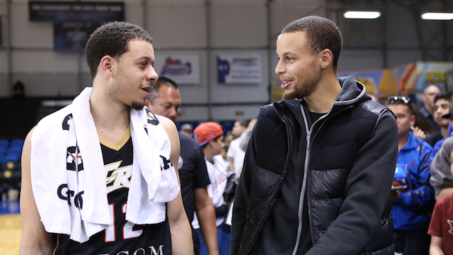 Steph Curry's Little Brother Working to Prove He Deserves Another Chance in the NBA