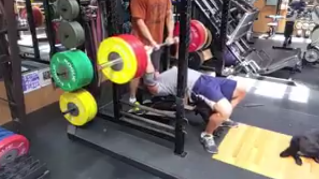 John Cena Benches 400 Pounds Like A Feather