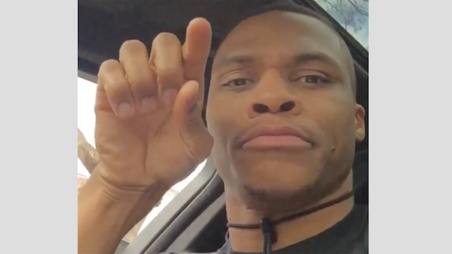 Russell Westbrook Jams Out to Taylor Swift's 'Bad Blood' 