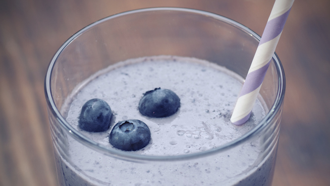 Blueberry Smoothie Protein Shake
