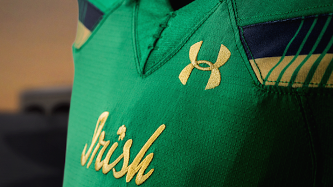 Check Out Notre Dame's All-Green 'Shamrock Series' Uniforms For 2015