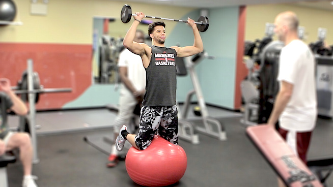 How and Why Michael Carter Williams Does This Crazy Shoulder Exercise