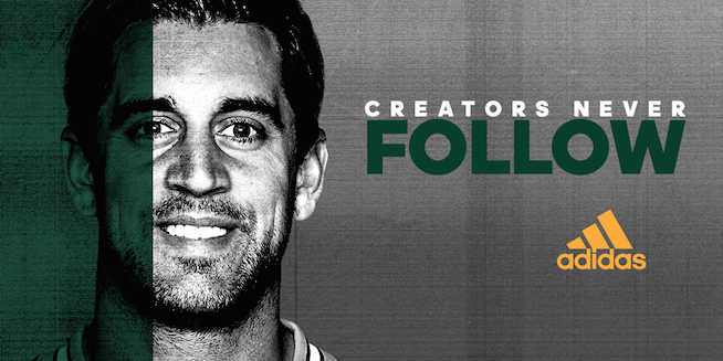Aaron Rodgers joins adidas