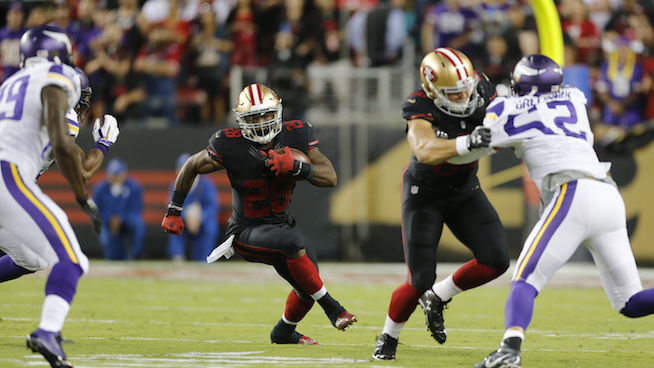 Carlos Hyde Covered 654 Yards with the Ball in his Hands