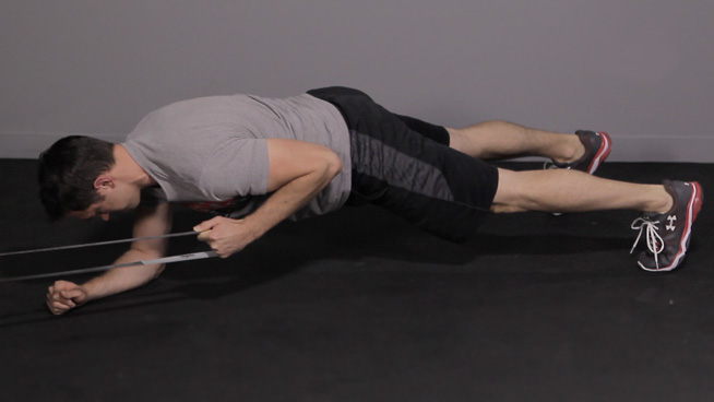 Resisted Plank Row