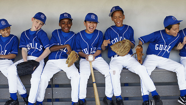 Youth Baseball Players
