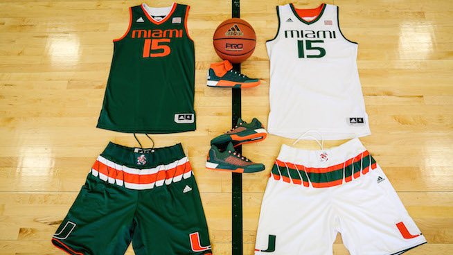 Check Out Miami Basketball's New Uniforms for the 2015-2016 Season