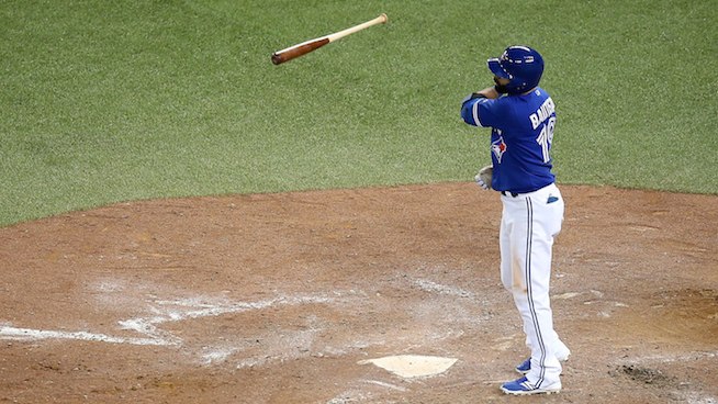 Watch Jose Bautista's Epic Bat Flip From 3 Different Angles