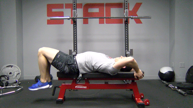 Reverse Crunch with lumbar extension
