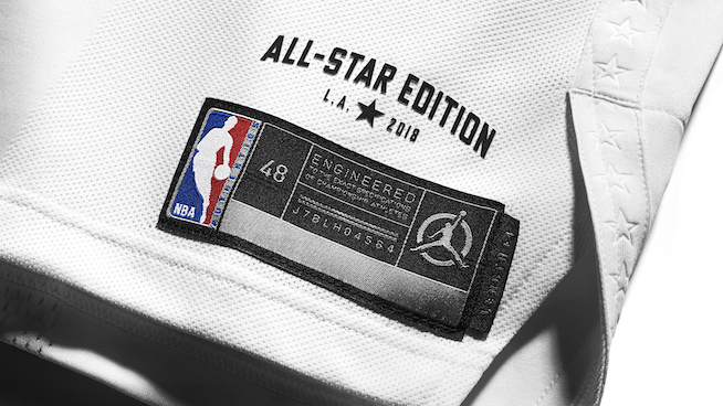 Jordan Brand released the 2018 NBA All-Star jerseys 