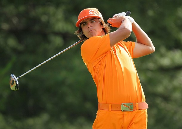 Respiración Etapa tos Pro Golfer Rickie Fowler Repping the New Puma Golf Hat - stack