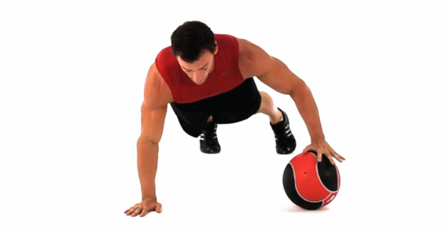 Med Ball Plyo Push-Up