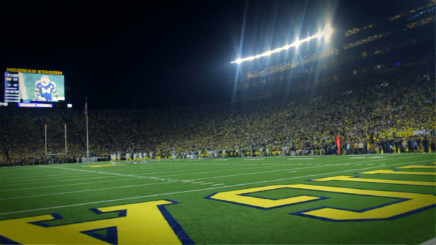 Under The Lights was the first night game played in Michigan Stadium history.