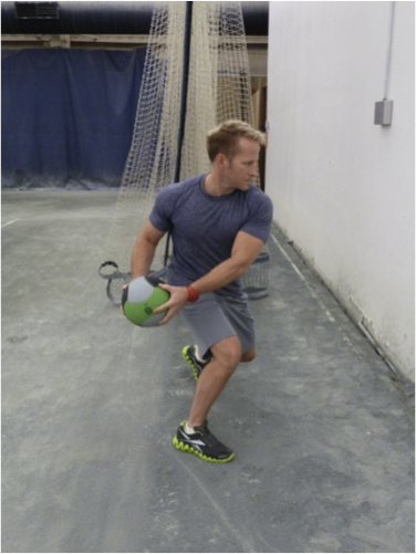 Open Stance Med Ball Rotational Throw