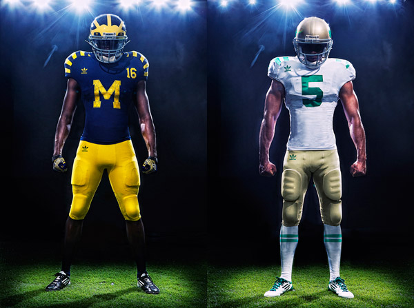 Michigan-Notre Dame Throwback Jerseys