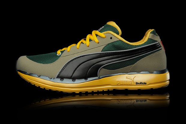 Nieuwe aankomst brandwond zag Puma Faas 500 "Jamaica" Running Shoe - stack