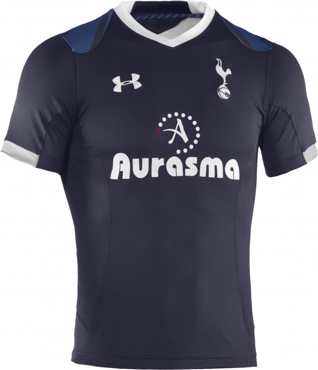 Under Armour Tottenham Hotspur FC Soccer Jersey MENS LARGE Spurs Aurasma  RARE