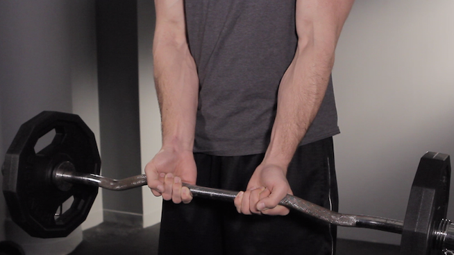 Reverse Barbell Curls