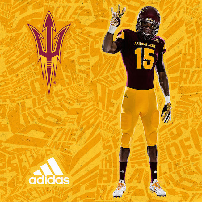 Arizona State Unveils New adidas Football Uniforms for 2015 Season