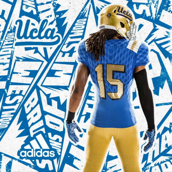 UCLA's New Home Football Uniforms Are Something to Behold stack