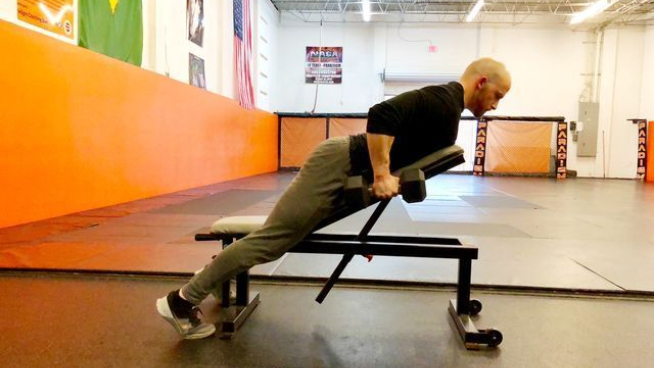 Incline Dumbbell Row