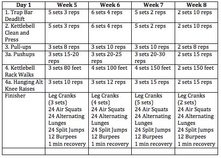 8 Week Obstacle Course Training Program