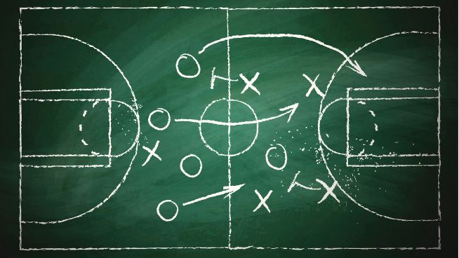 Image of basketball zone press play