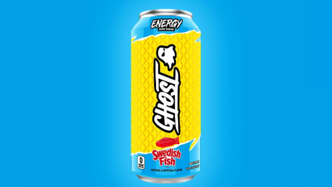 Ghost swedish fish energy drink