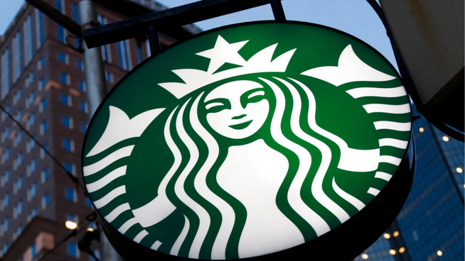 starbucks logo on sign outside of building - Are Starbucks Baya Energy Drinks Healthy?