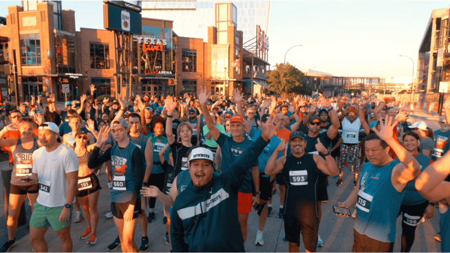 Big Tex Run image from 2022 race of all runners before race